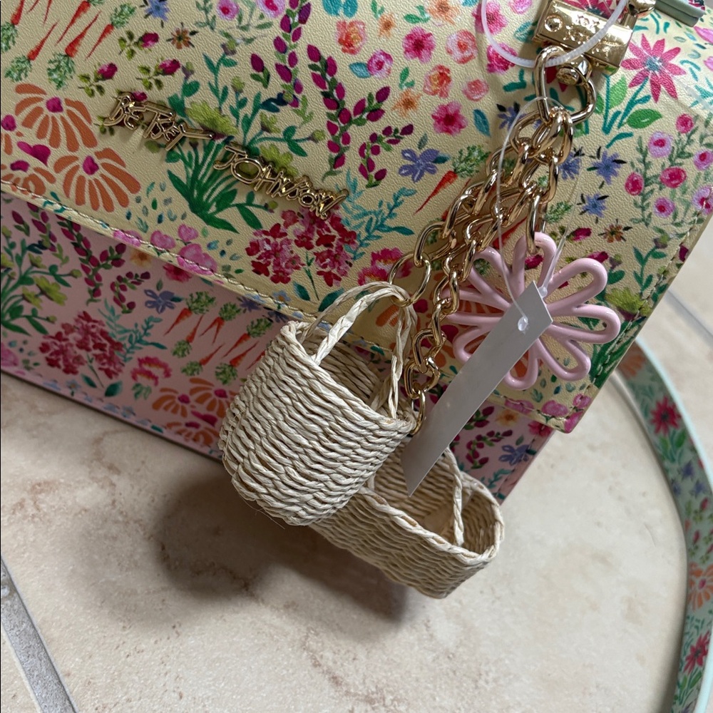 Betsey Johnson Floral Handbag - Picture 3 of 16